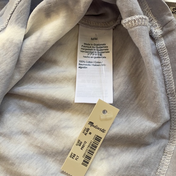 NWT Madewell Long Sleeve Tie Dye Shirt - medium - Picture 6 of 6